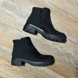 Unisa Black Ankle Booties